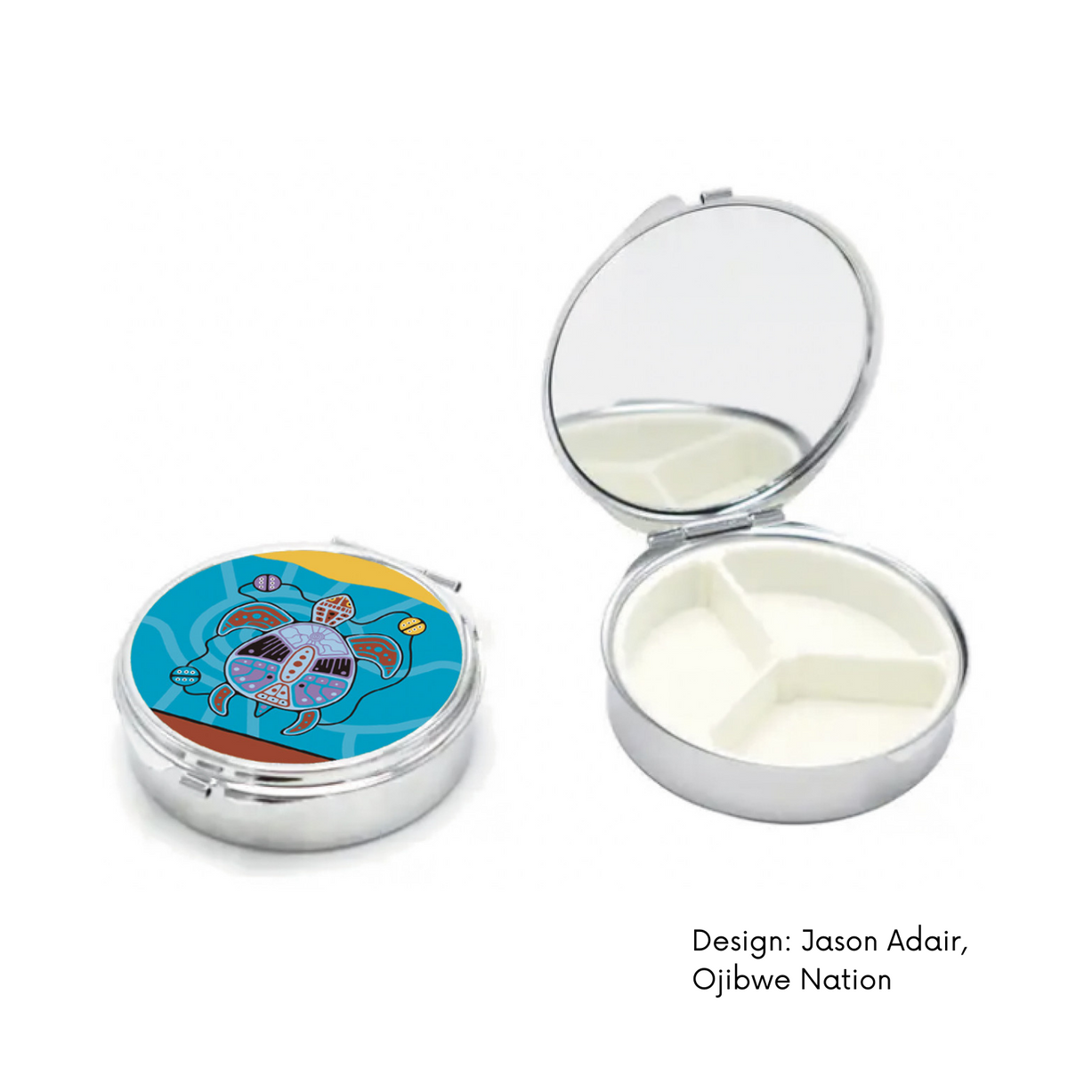 Pill Box w/ Contemporary Indigenous Design