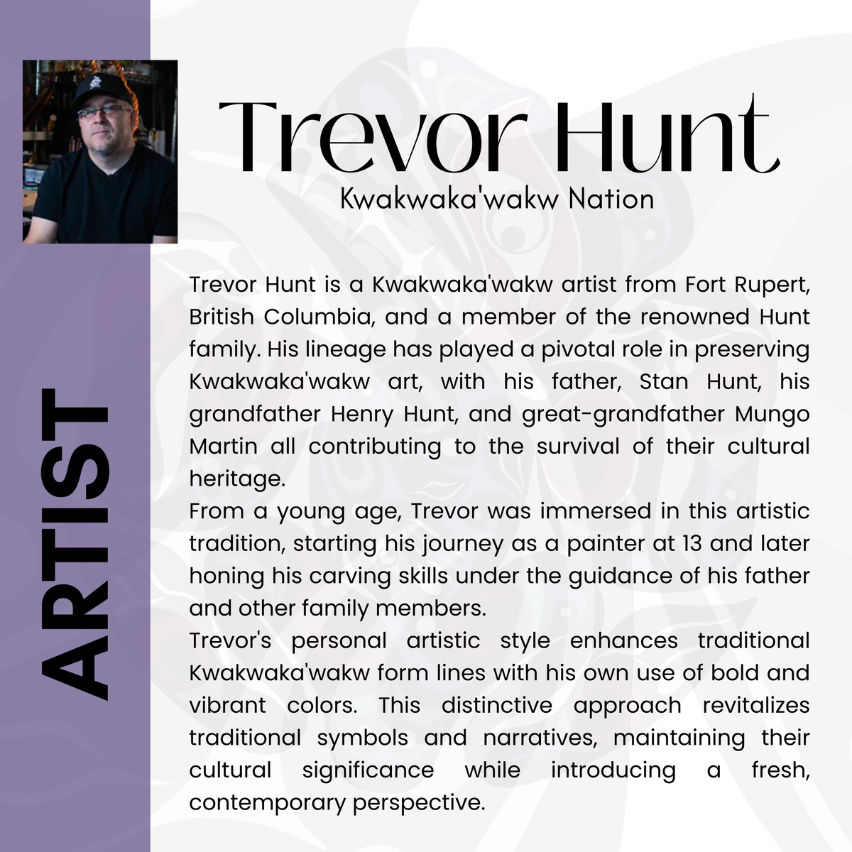 Scented Candle with 'Matriarch Bear' by Trevor Hunt (Kwakwaka'wakw Nation)