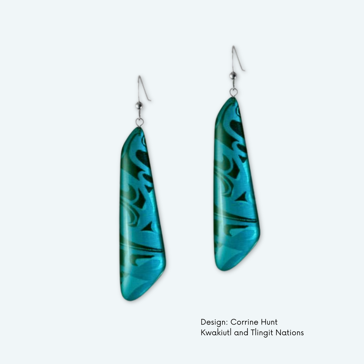 Silk Inspiration Trapezoid Earrings