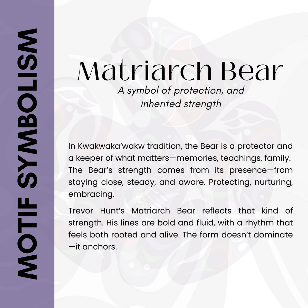 Scented Candle with 'Matriarch Bear' by Trevor Hunt (Kwakwaka'wakw Nation)