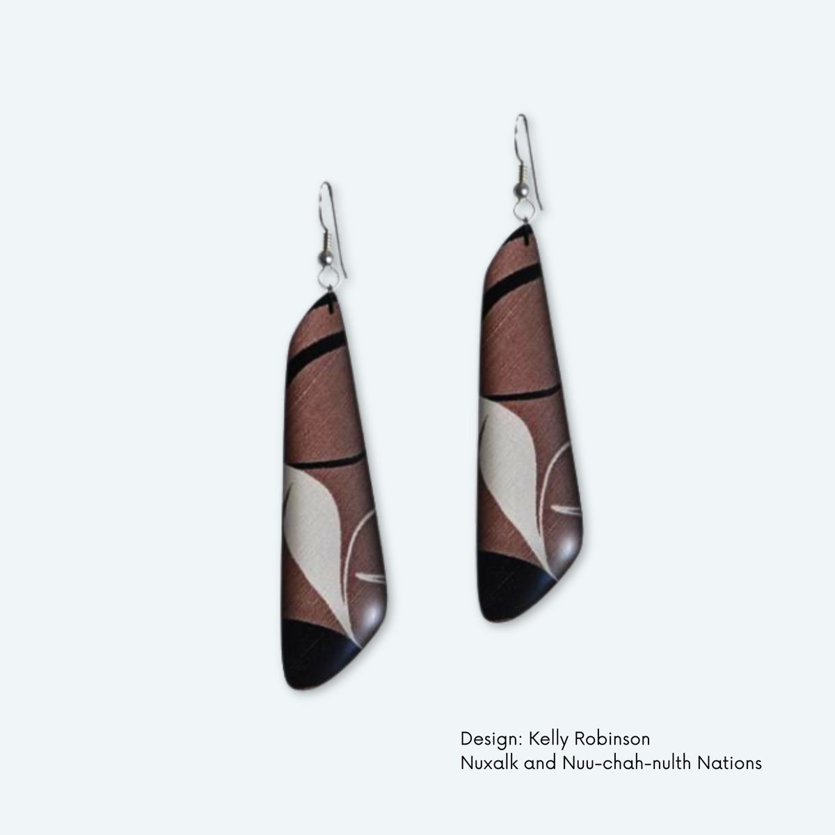 Silk Inspiration Trapezoid Earrings
