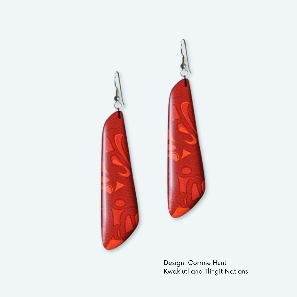 Silk Inspiration Trapezoid Earrings