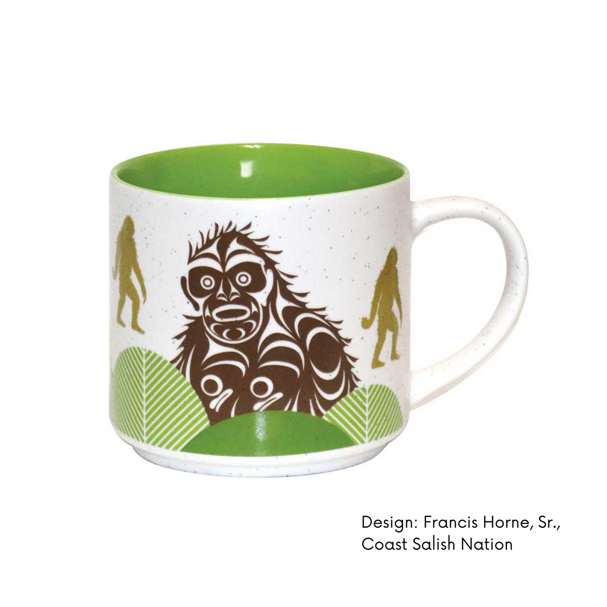 Ceramic Mugs w/ Contemporary Indigenous Design (set of 2)