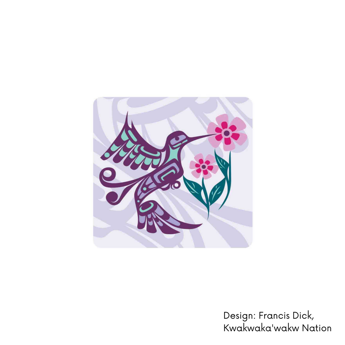 Cork Coasters w/ Contemporary Indigenous  Design (set of 6)