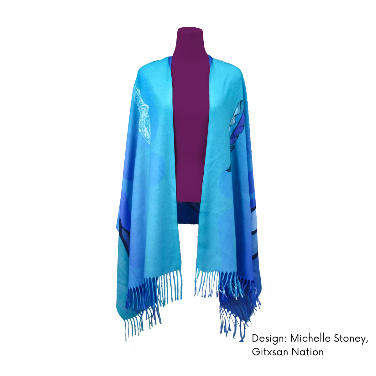 Eco Shawl w/ Contemporary Indigenous Design