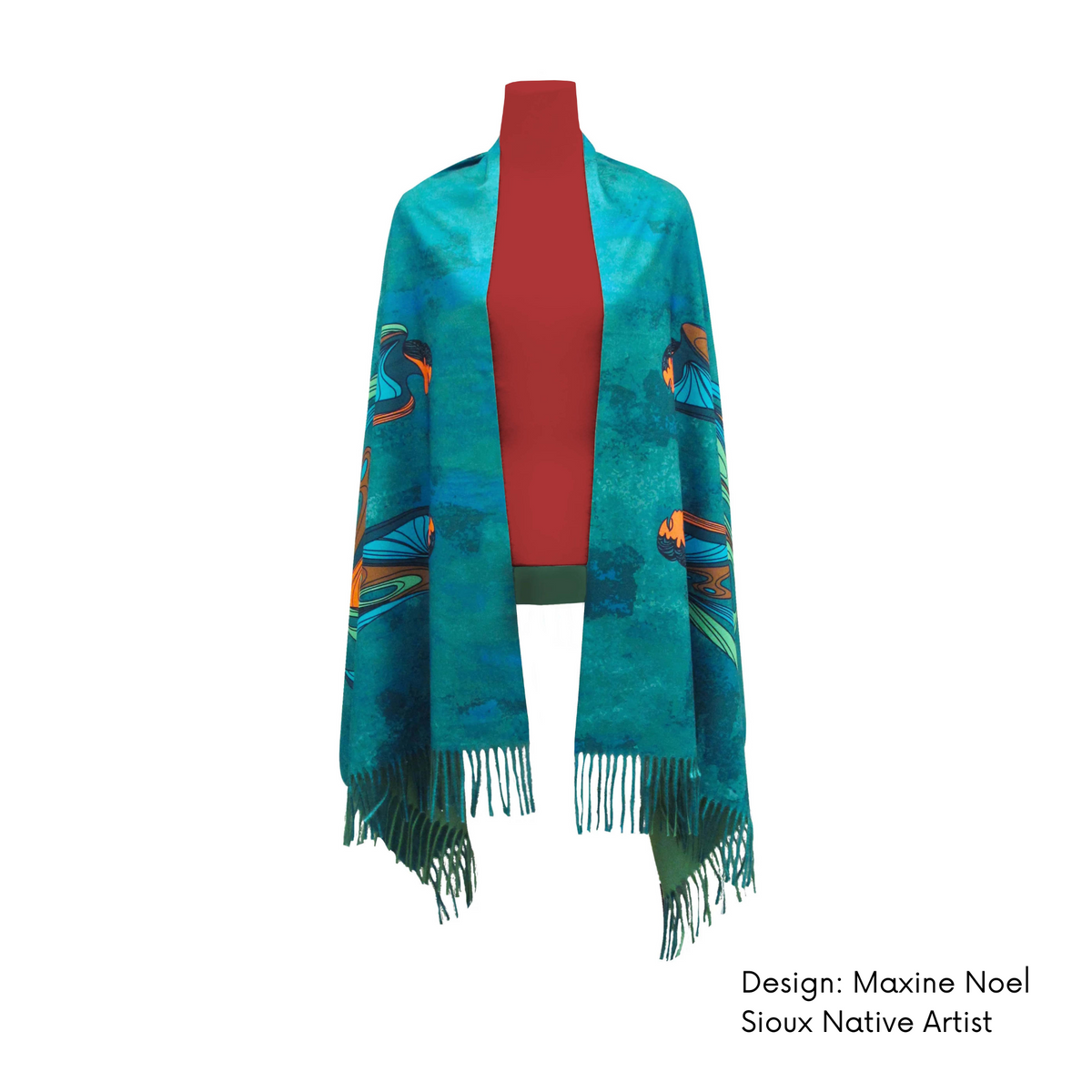 Eco Shawl w/ Contemporary Indigenous Design