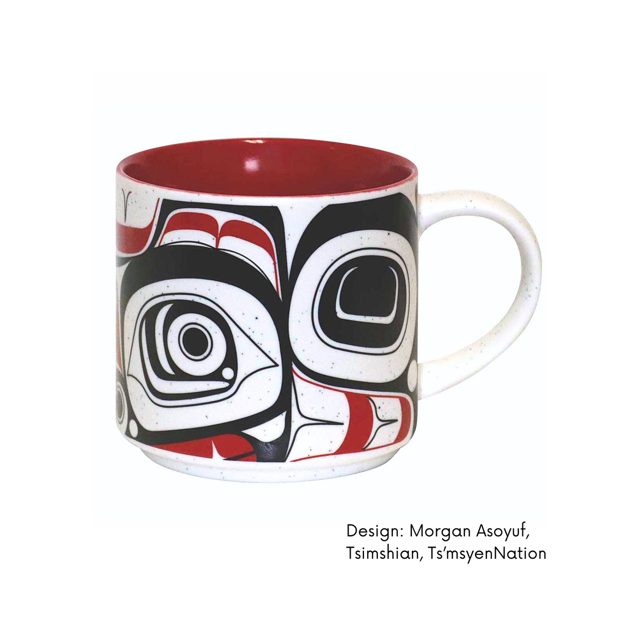 Ceramic Mugs w/ Contemporary Indigenous Design (set of 2)