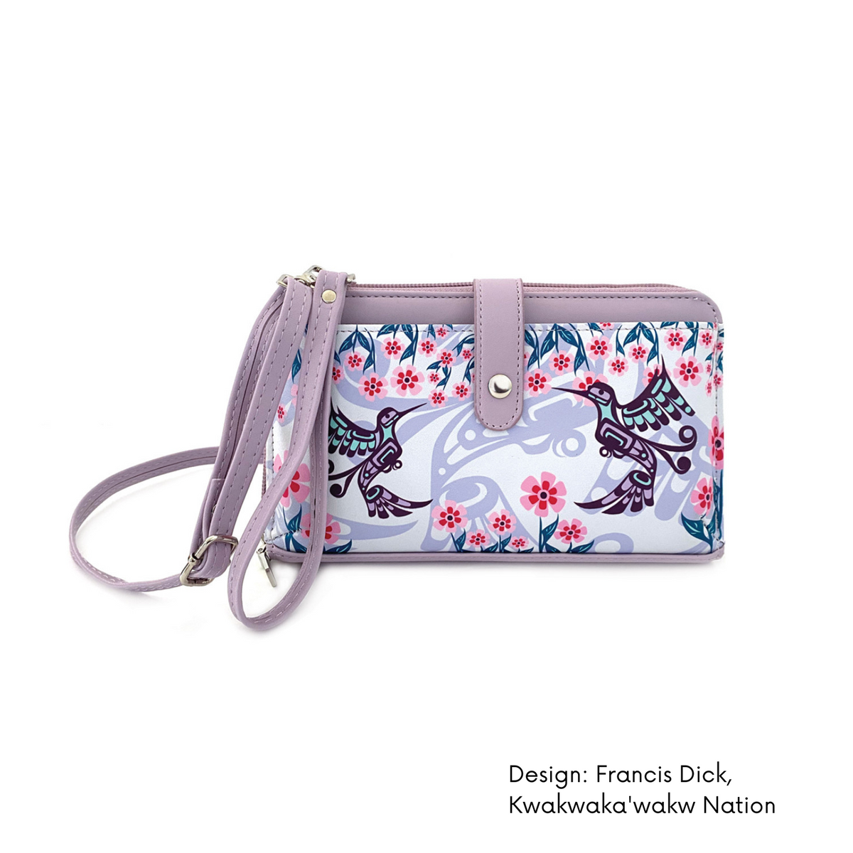 Smartphone Crossbody Bag w/Contemporary Indigenous Design