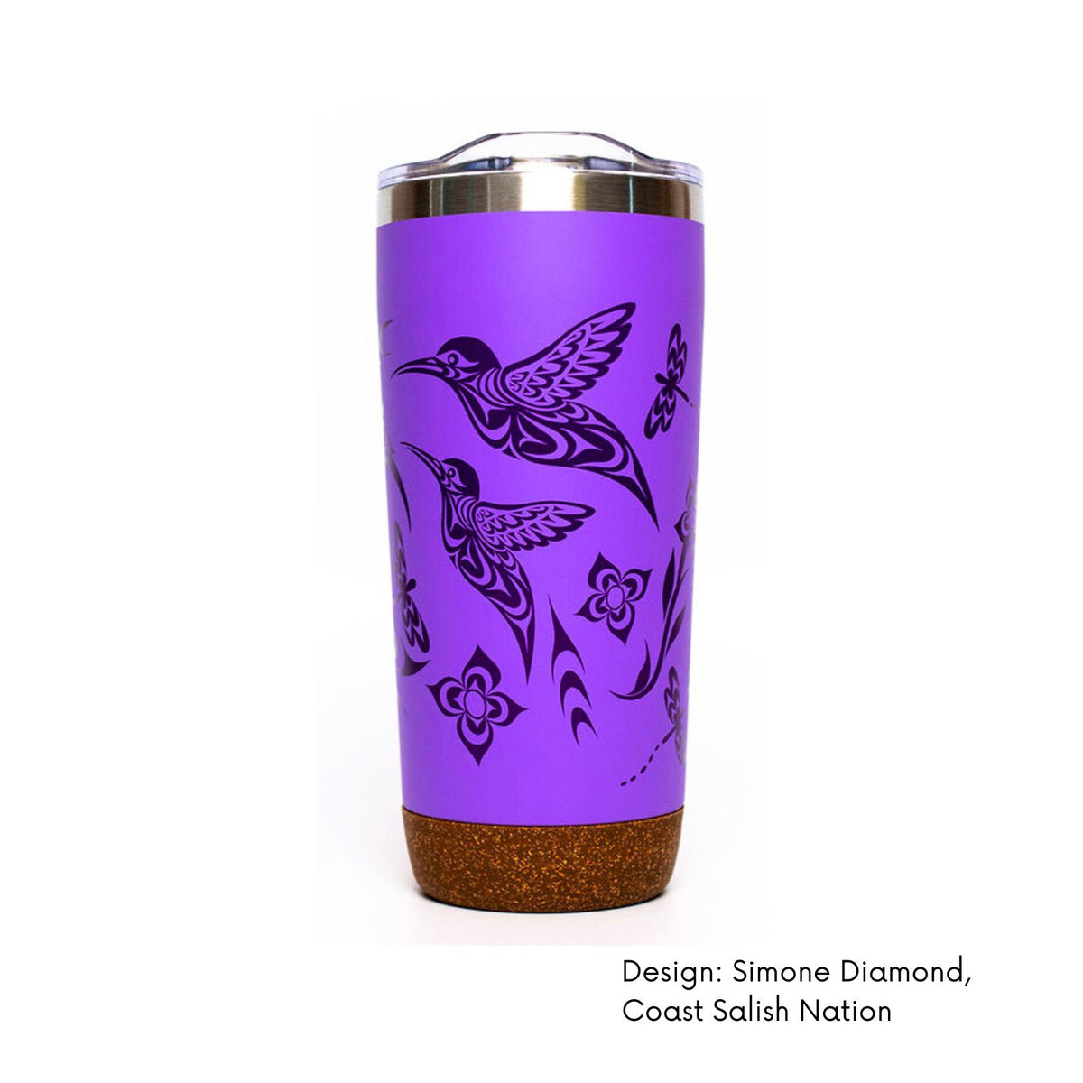 Travel Mug w/ Contemporary Indigenous Design (20 oz)
