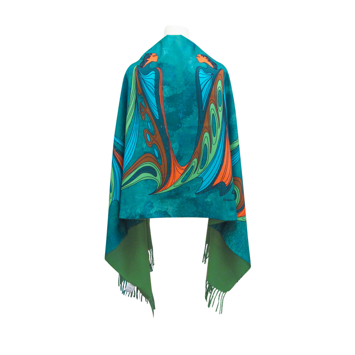 Eco Shawl w/ Contemporary Indigenous Design