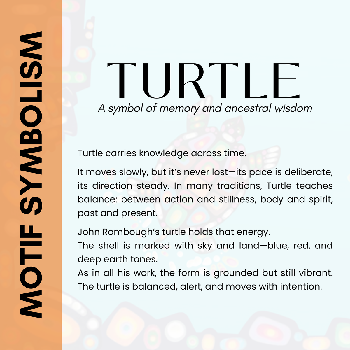 Scented Candle with 'Turtle' by John Rombough (Denesuline Ancestral artist)