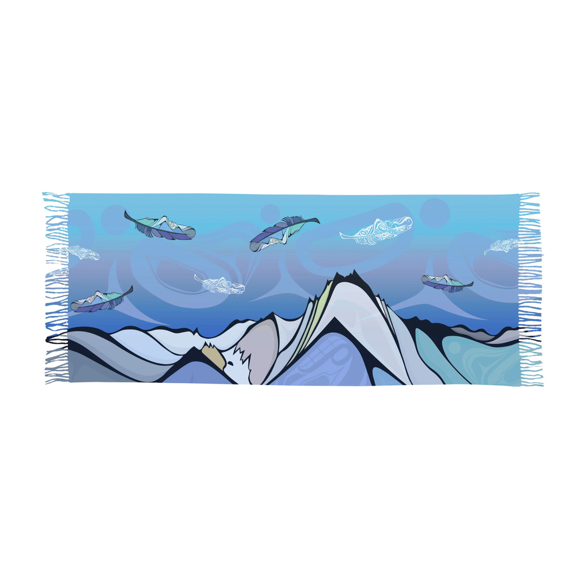 Eco Shawl w/ Contemporary Indigenous Design