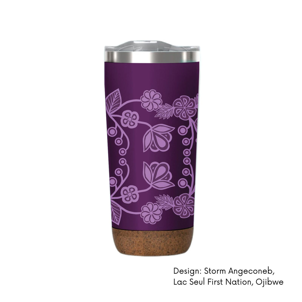 Travel Mug w/ Contemporary Indigenous Design (20 oz)