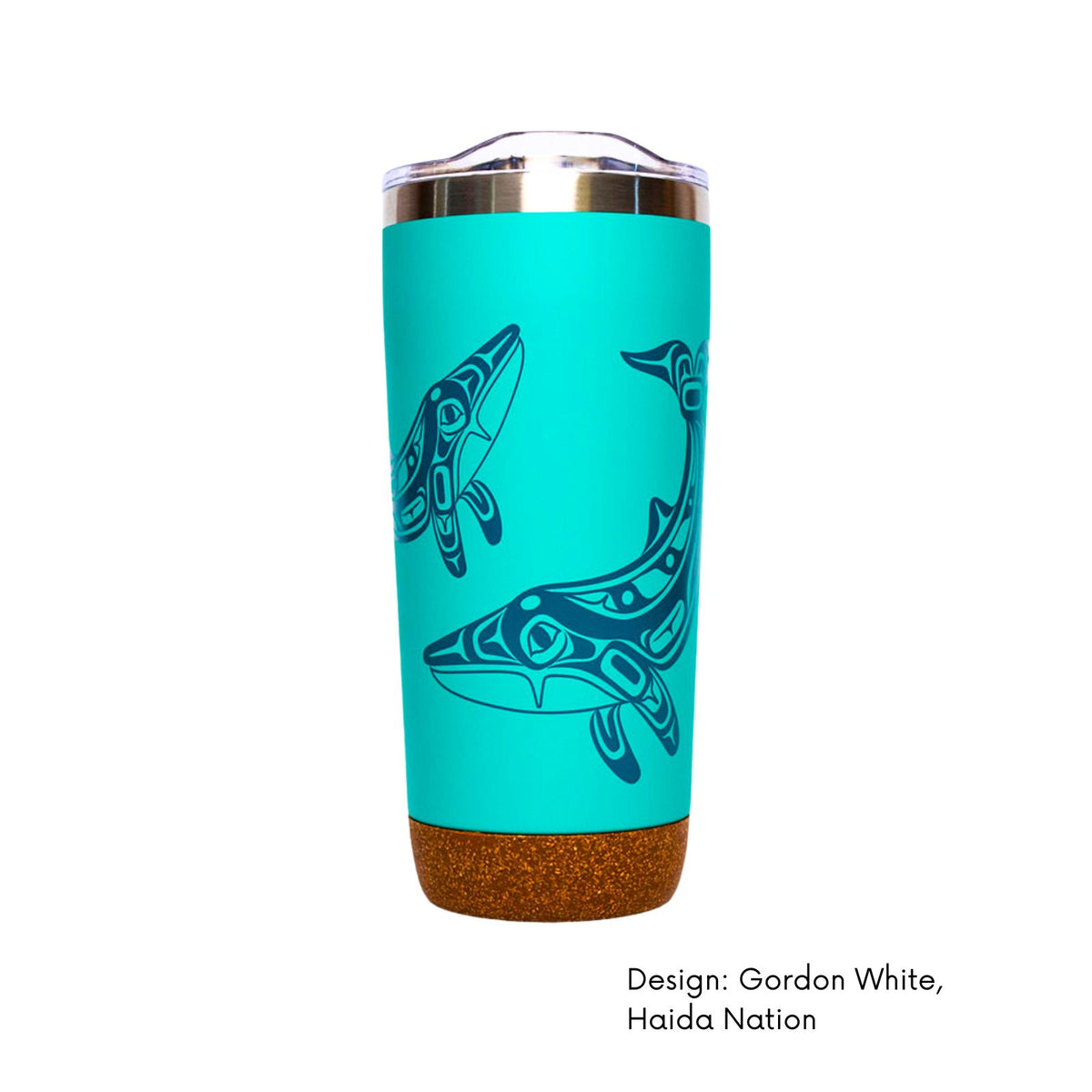 Travel Mug w/ Contemporary Indigenous Design (20 oz)