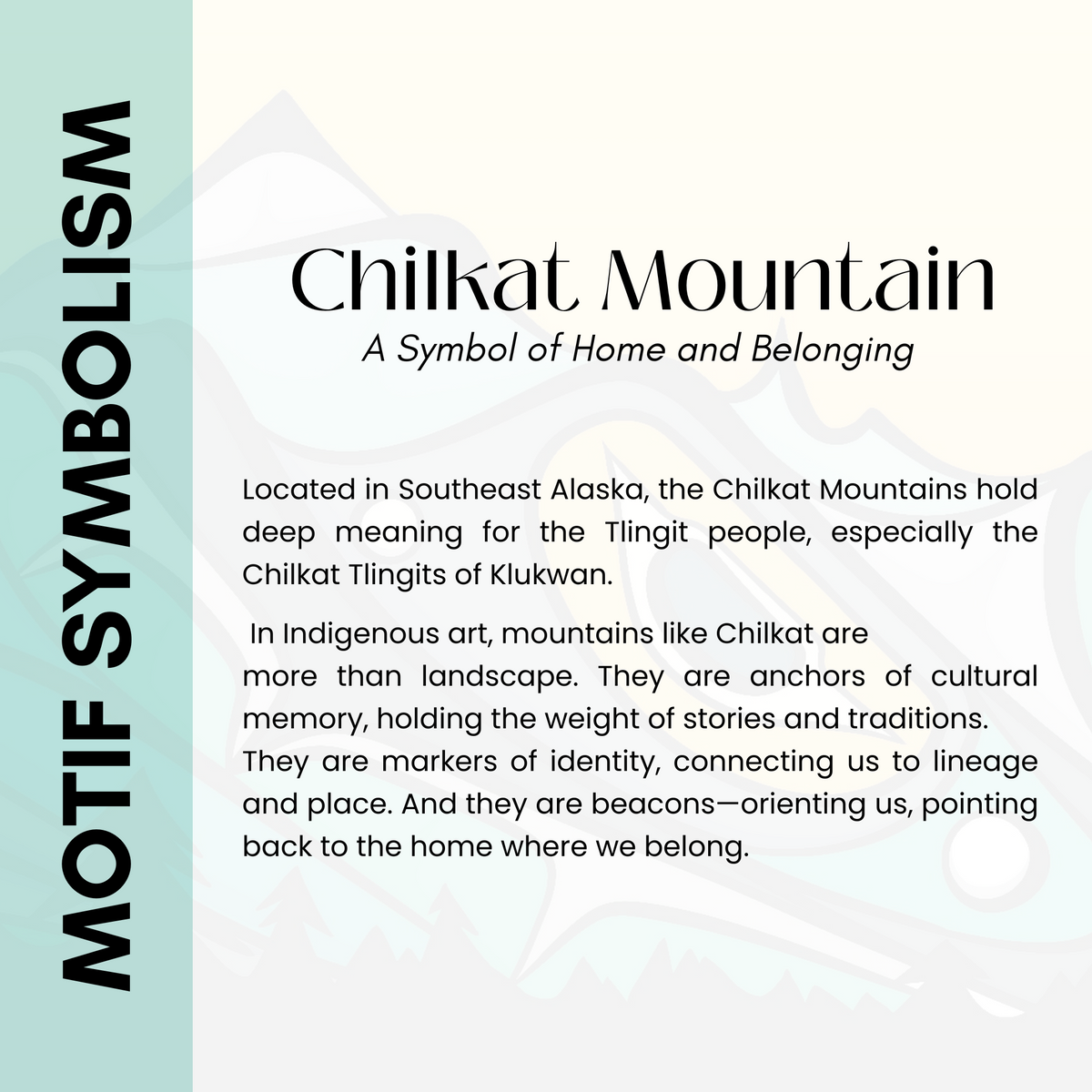Scented Candle with 'Chilkat Mountain' by Michelle Stoney (Gitxsan and Cree Nation)