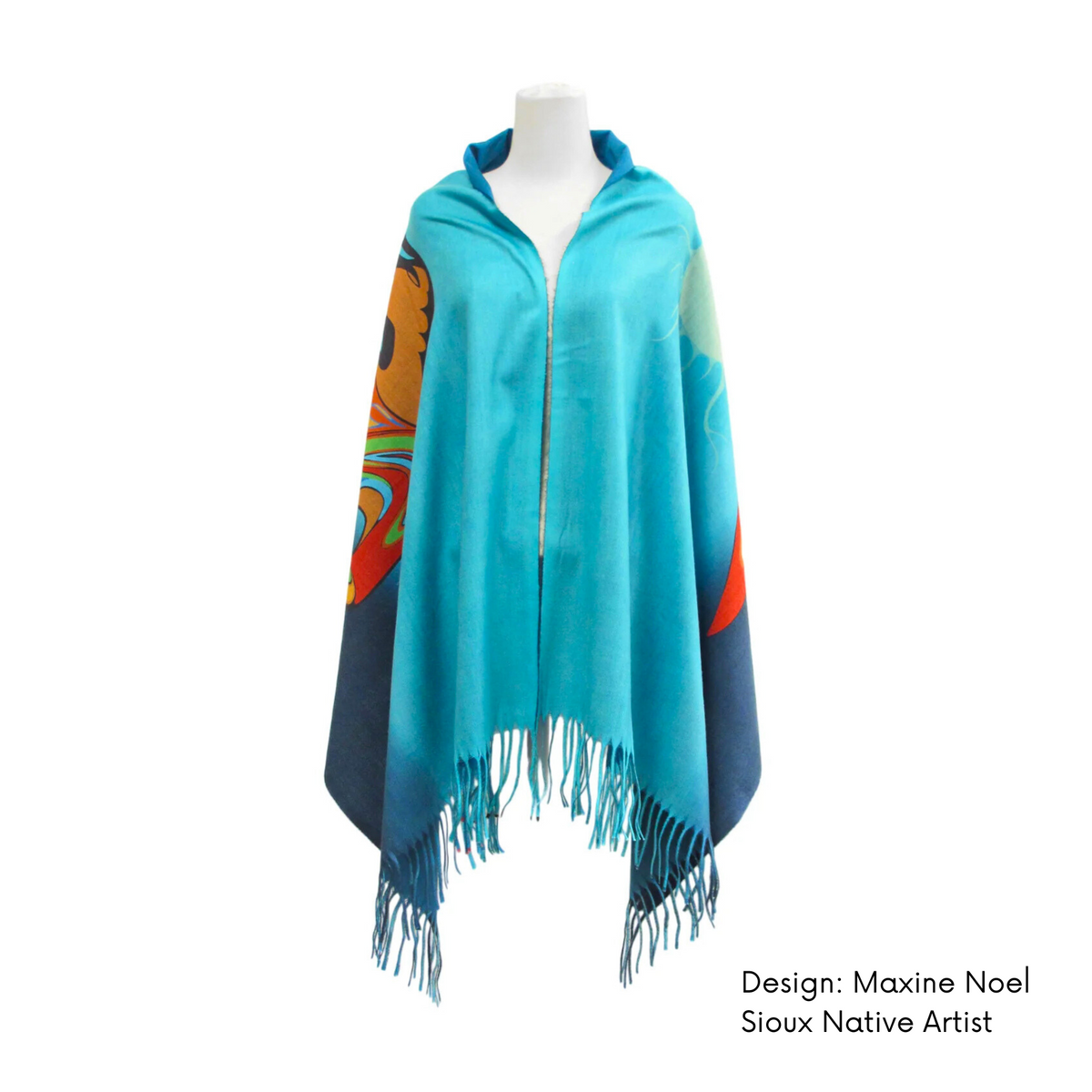 Eco Shawl w/ Contemporary Indigenous Design