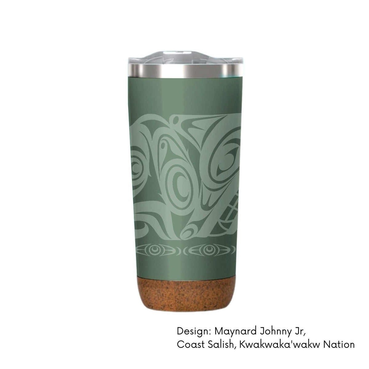 Travel Mug w/ Contemporary Indigenous Design (20 oz)