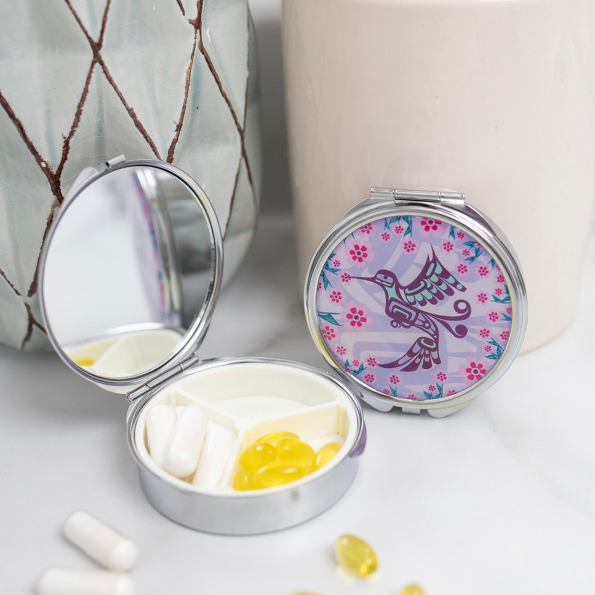 Pill Box w/ Contemporary Indigenous Design