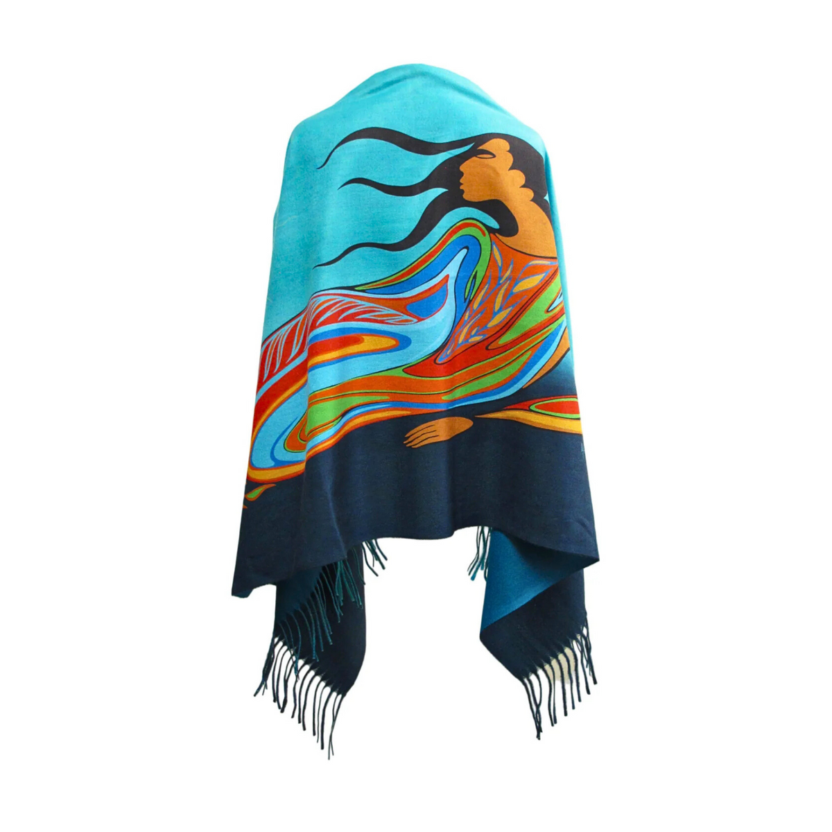 Eco Shawl w/ Contemporary Indigenous Design