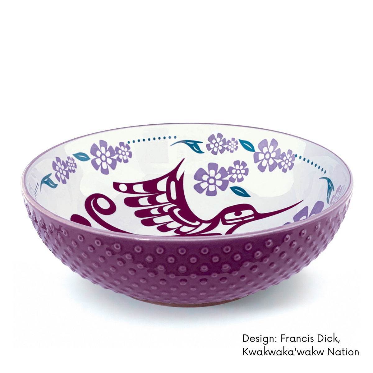 Serving Bowl with Contemporary Indigenous Design