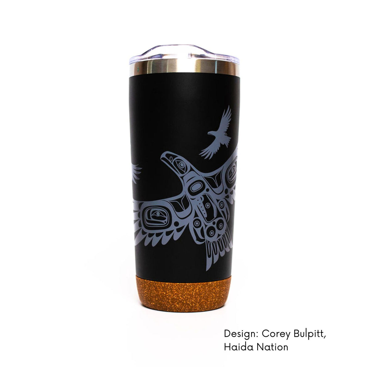 Travel Mug w/ Contemporary Indigenous Design (20 oz)