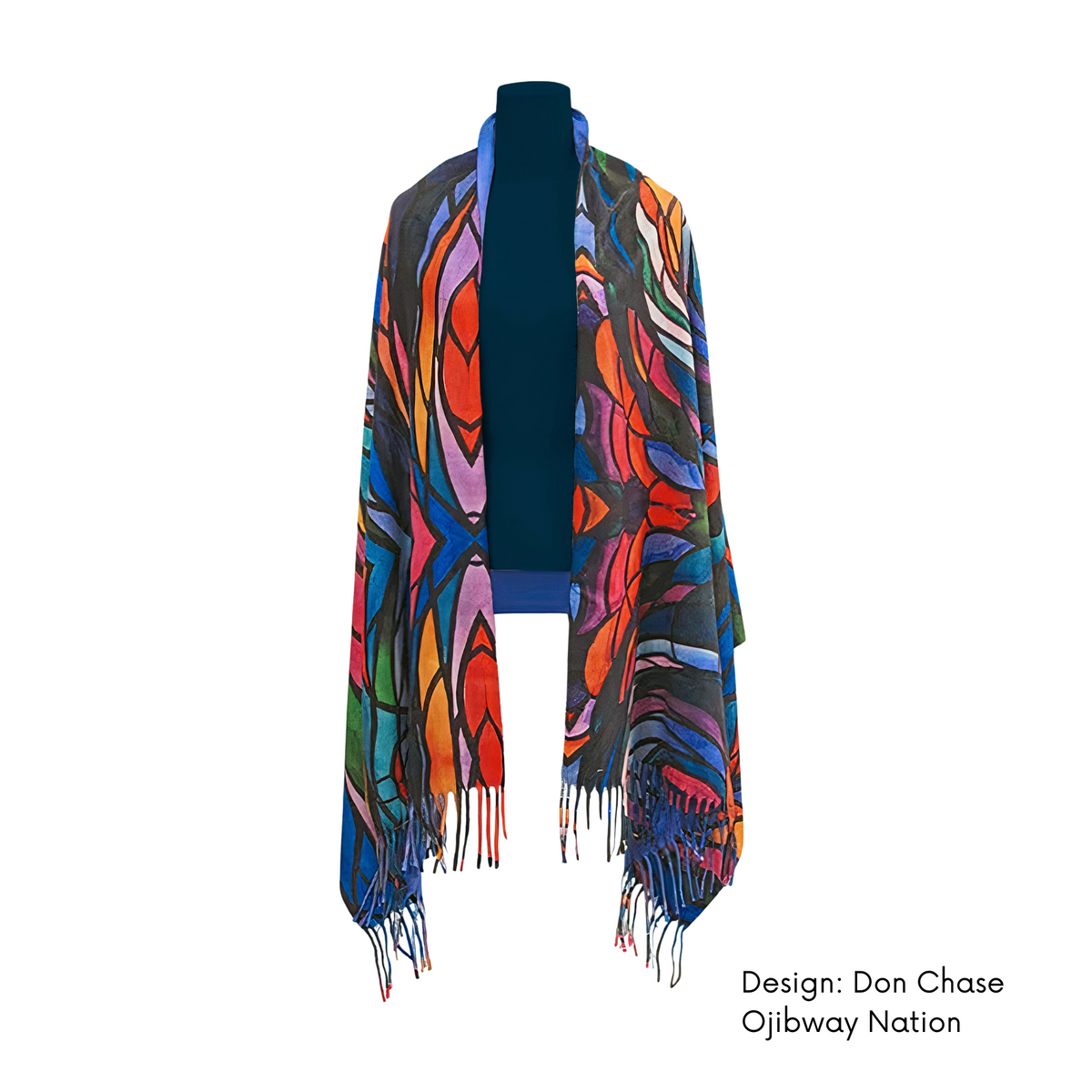 Eco Shawl w/ Contemporary Indigenous Design