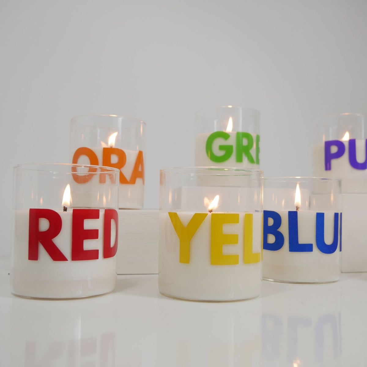 The Scent of the Color Candles _Clear Jar