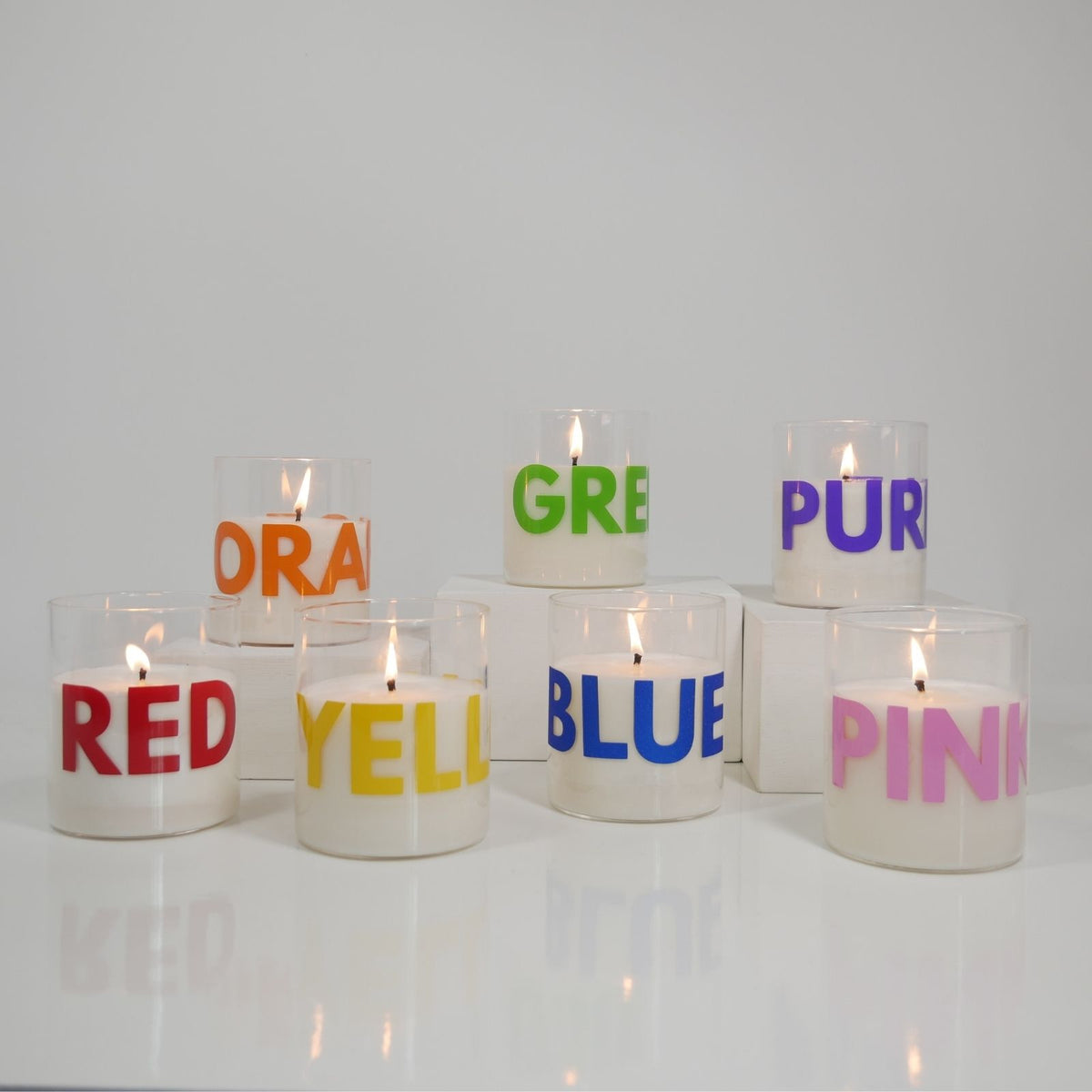 The Scent of the Color Candles _Clear Jar