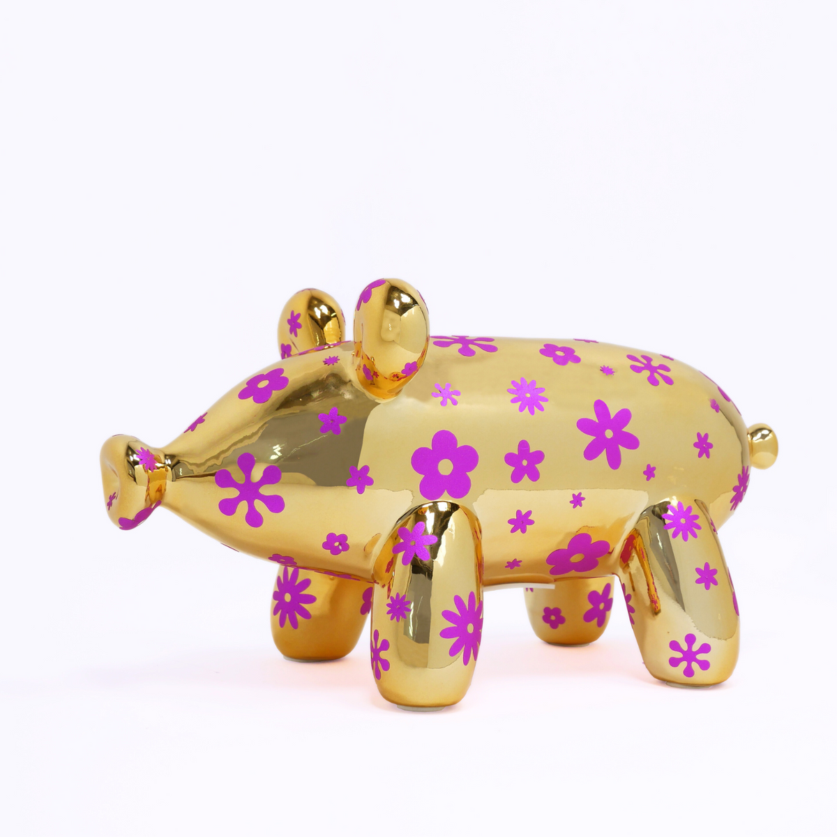 Balloon Money Bank Big Piggy w/Decoration
