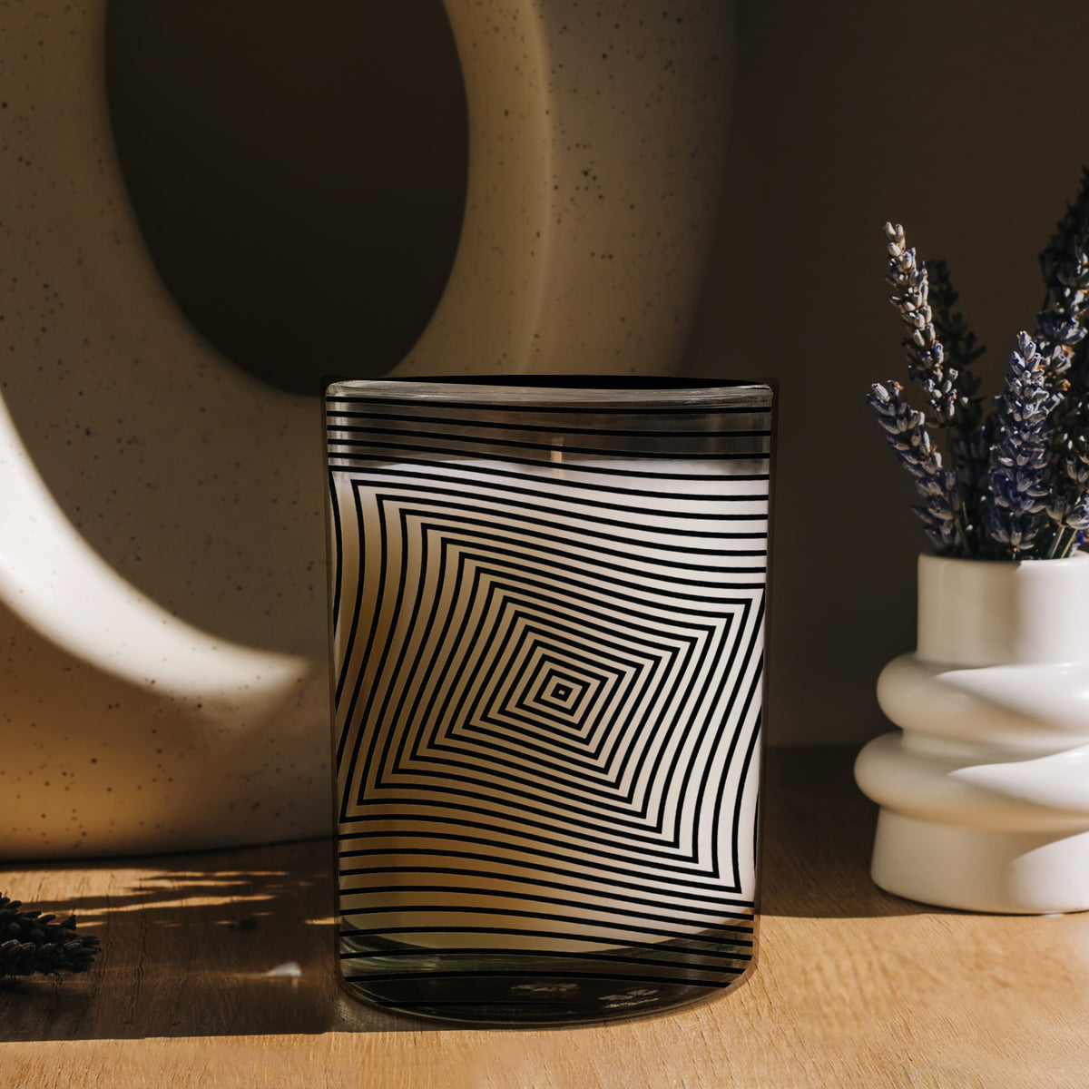 The Op Art Scented Candle