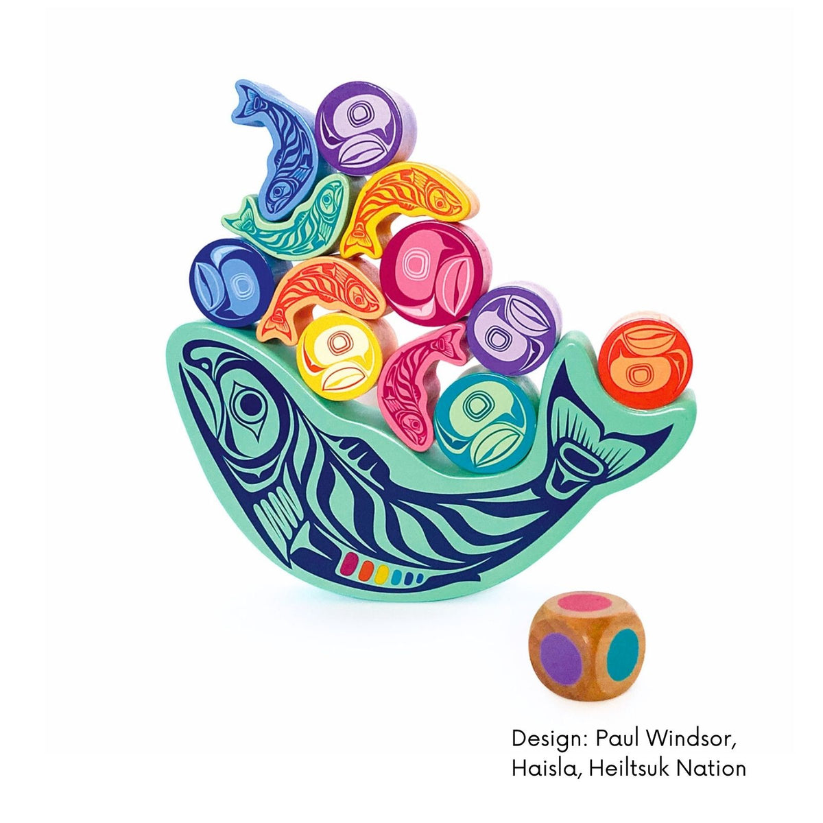 Balancing Game w/Contemporary Indigenous Design