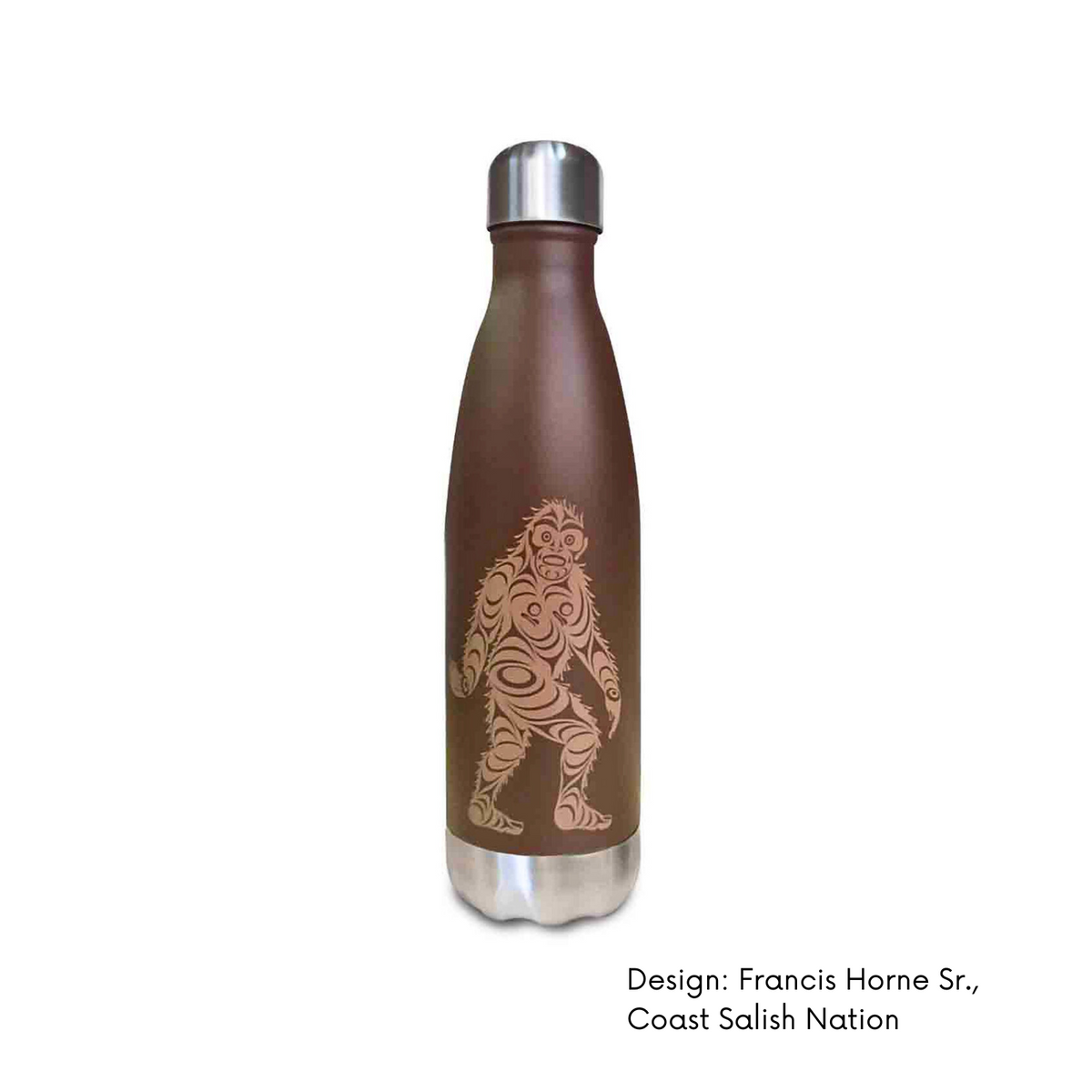 Insulated Bottle w/ Contemporary Indigenous Design (17 oz)
