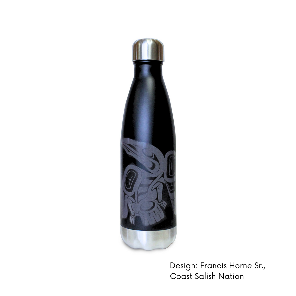 Insulated Bottle w/ Contemporary Indigenous Design (17 oz)