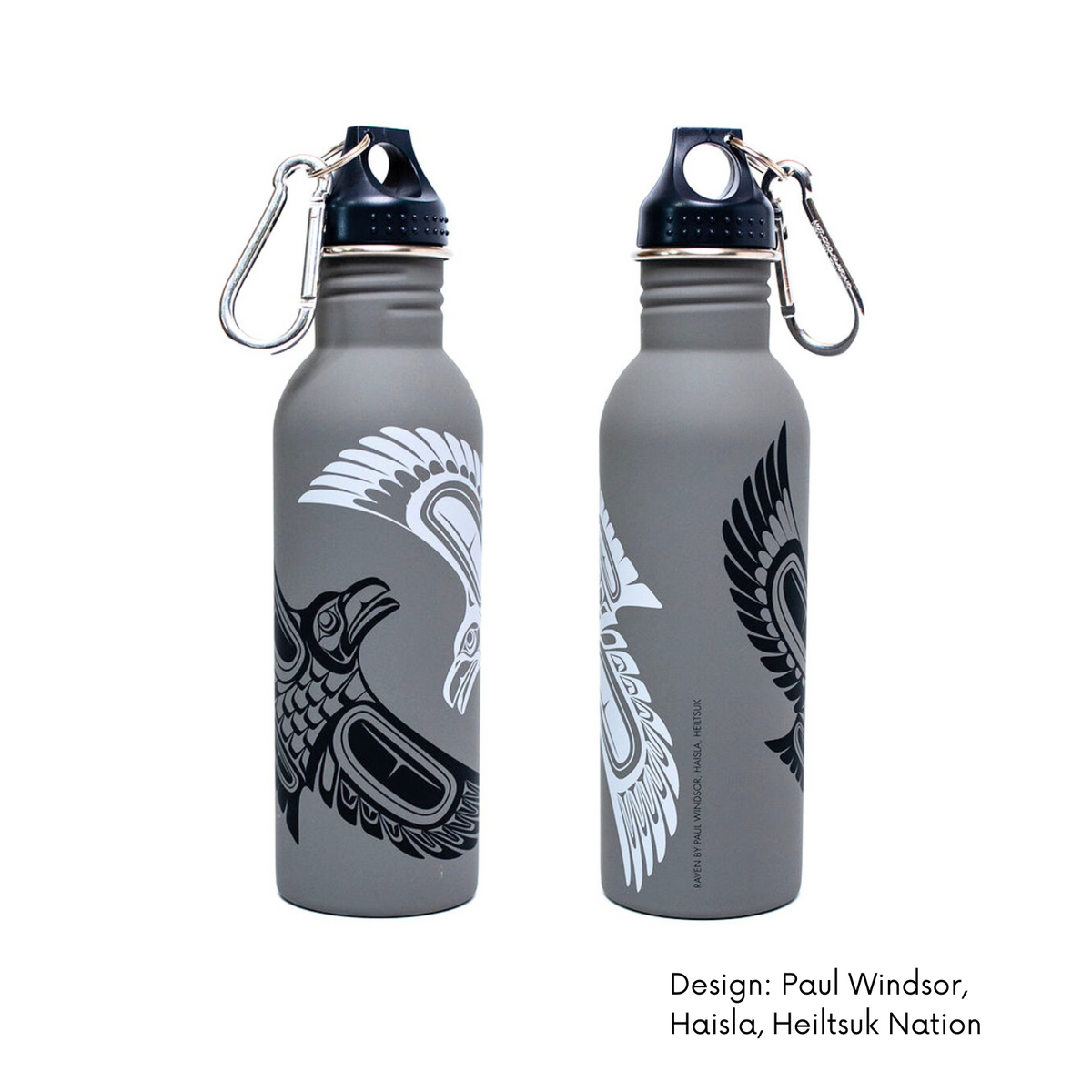 Water Bottle w/ Contemporary Indigenous Design (25 oz)
