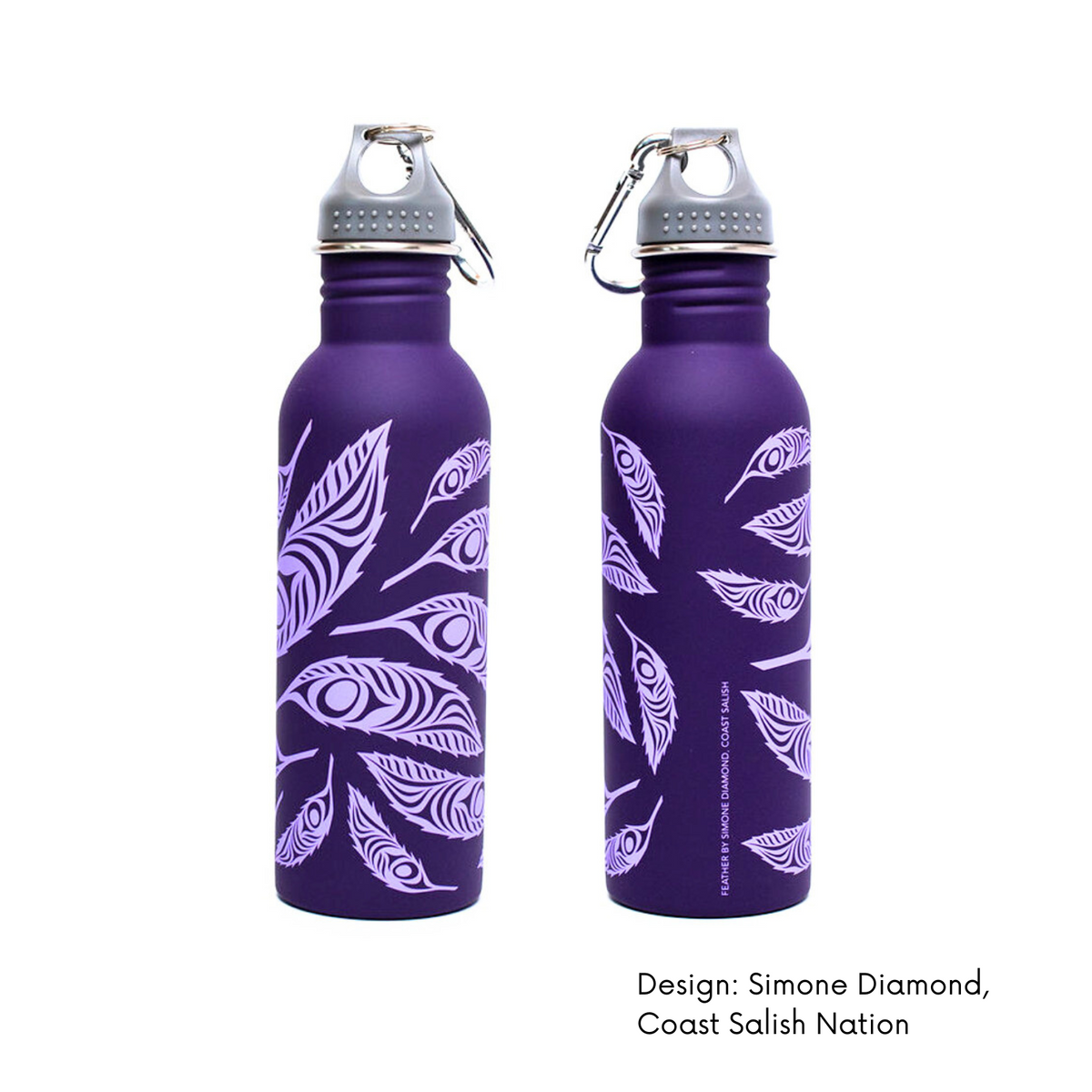 Water Bottle w/ Contemporary Indigenous Design (25 oz)