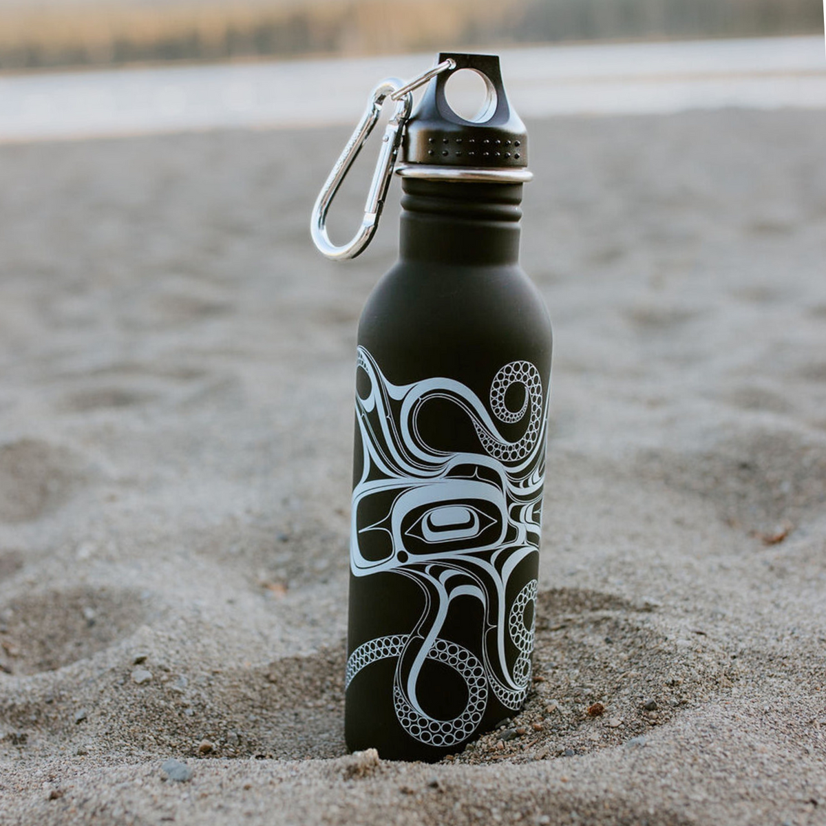 Water Bottle w/ Contemporary Indigenous Design (25 oz)
