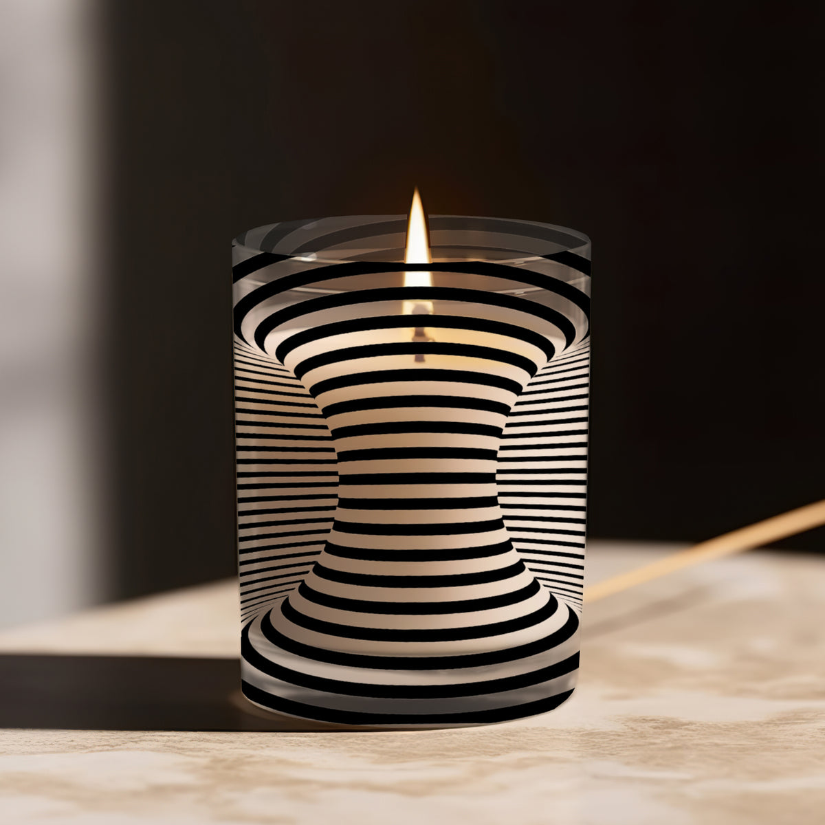 The Op Art Scented Candle