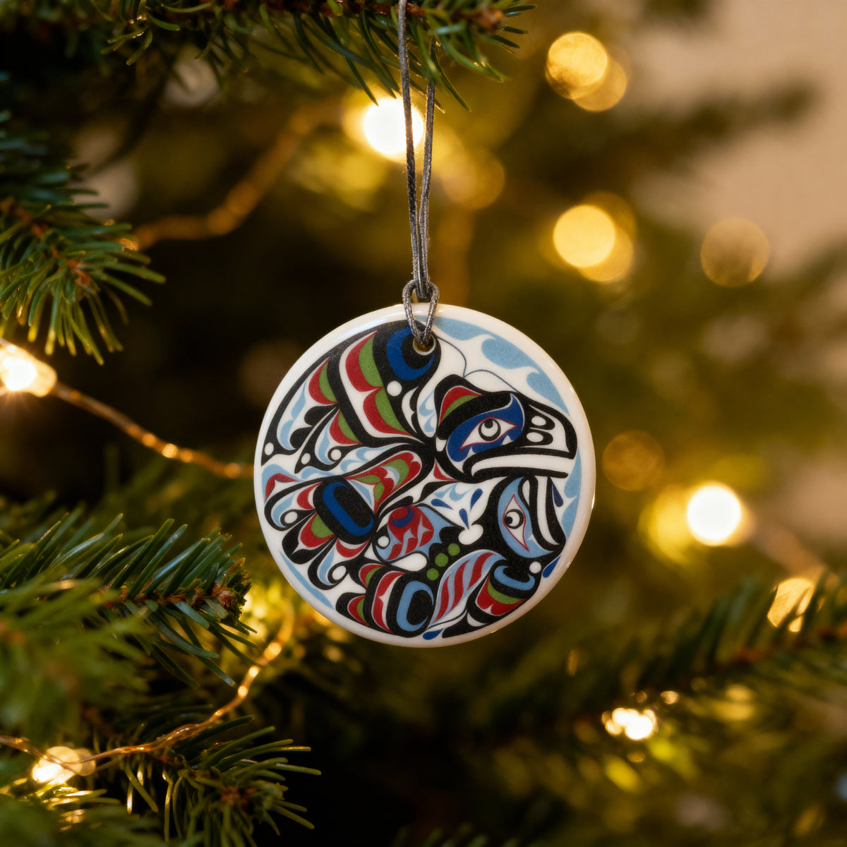 Ceramic Ornaments w/ Contemporary Indigenous Design