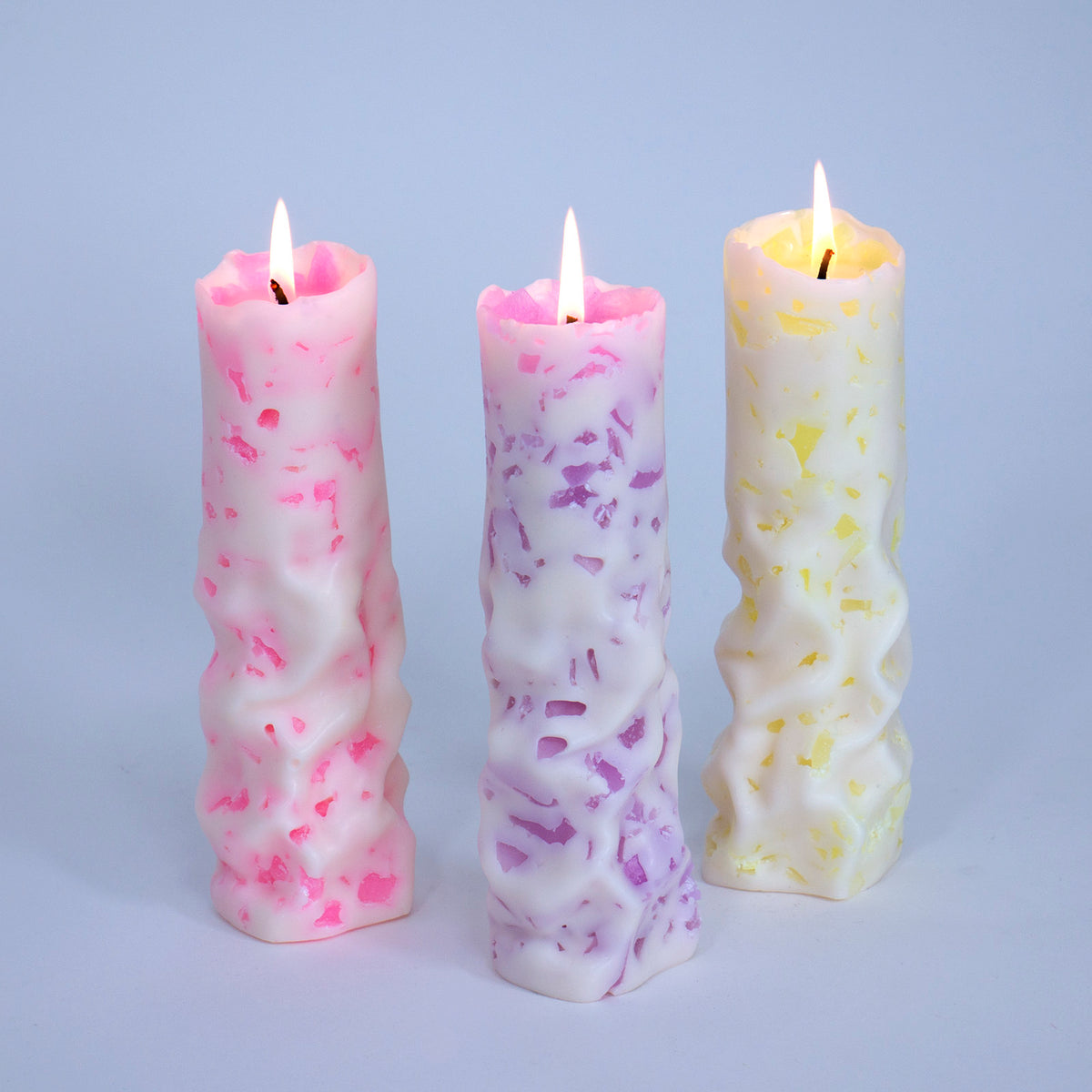 Neon Terrazzo Candles