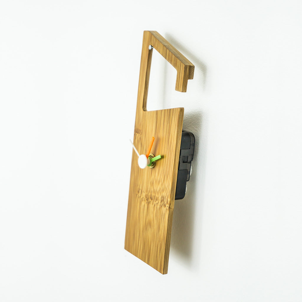 Hanging Bamboo Clock
