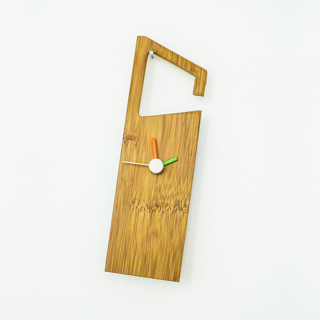 Hanging Bamboo Clock