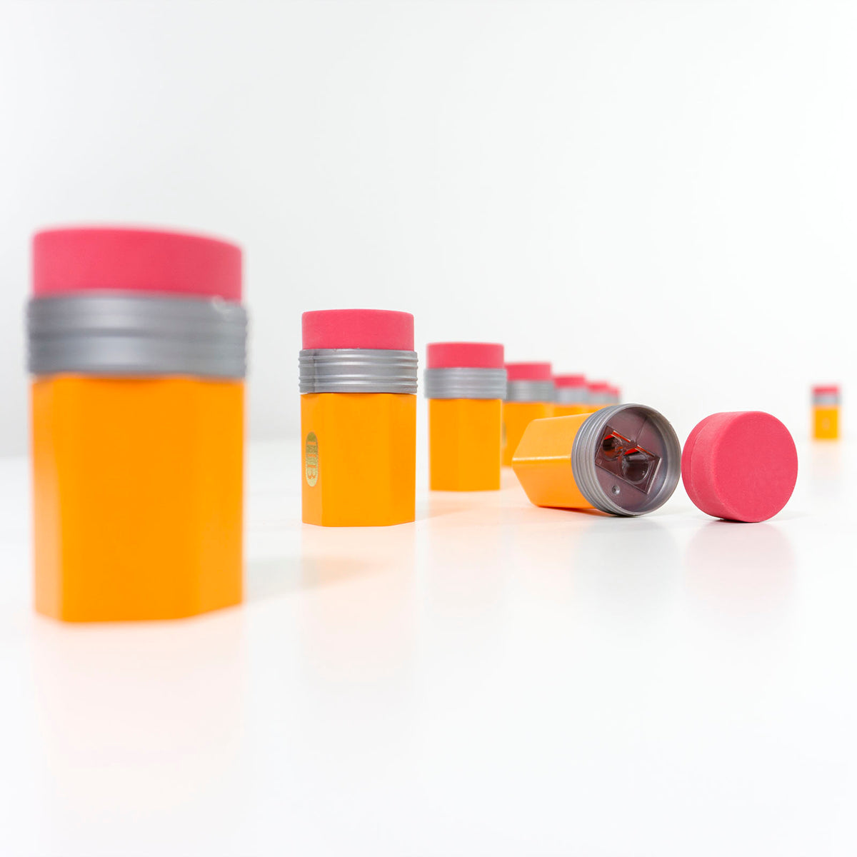 Pencil Pencil Sharpener and Eraser