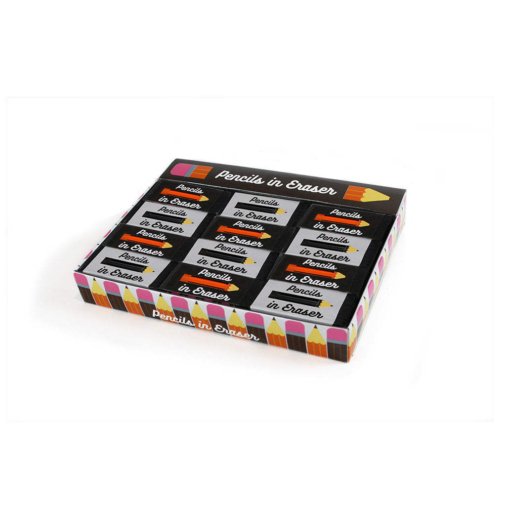 Made By Humans Pencils In Eraser box 
