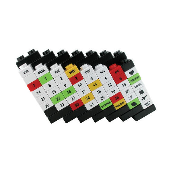 Made By Humans Perpetual Puzzle Calendar monthly design