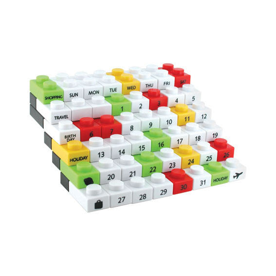 Made By Humans Perpetual Puzzle Calendar another design variation